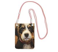 Petit sac à bandoulière pour femme - Mini portefeuille pour téléphone portable - Sac de dressage pour chien, rose, Taille unique