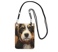 Petit sac à bandoulière pour femme - Mini portefeuille pour téléphone portable - Sac de dressage pour chien, Noir , Taille unique