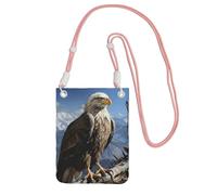Petit sac à bandoulière pour femme - Sac à main étanche pour téléphone portable - A aigle solitaire - Sac banane