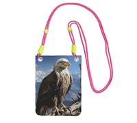 Petit sac à bandoulière pour femme - Sac à main étanche pour téléphone portable - A aigle solitaire - Sac banane