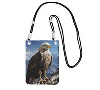 Petit sac à bandoulière pour femme - Sac à main étanche pour téléphone portable - A aigle solitaire - Sac banane