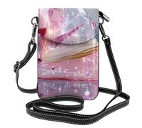 Petit sac à bandoulière pour téléphone portable avec escargot rose pour femme, compact, tendance et fiable pour un usage quotidien