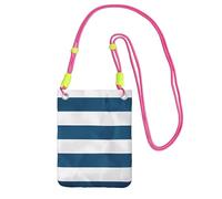 Petit sac à bandoulière pour téléphone portable avec imprimé drapeau grec noir, mignon pour transporter un sac à main mobile en diagonale, pour le shopping, la marche, Fuchusia, One Size