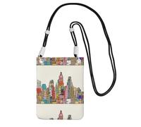 Petit sac à bandoulière pour transporter un sac de téléphone portable en diagonale Austin Texas Mini sac à main à bandoulière Portefeuille pour smartphone