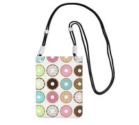 Petit sac à bandoulière pour transporter un téléphone portable, beau gâteau de fleurs en diagonale, mini sac à main à bandoulière, portefeuille pour téléphone intelligent