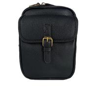 Petit Sac à Bandoulière | Sac En Cuir Anti-vol,10 Porte-cartes Intégré Sangle Réglable Style Vintage Grande Capacité Cuir pour Téléphone Pour Extérieur Business Mariage, Noir, riferimento