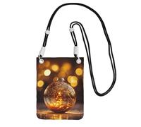 Petit sac à bandoulière tendance pour femme avec sangle réglable, pour randonnée, voyage, noir, Taille unique