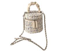 Petit sac à bandoulière tendance pour femme, sac à main seau avec bandoulière amovible, sac à main avec poignée sur le dessus, abricot, One Size