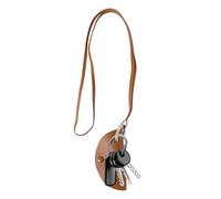Petit sac à clés - Support pour casque, pochette tour de cou portable, étui de voyage portable, accessoire tendance | polyvalent demi-cercle collier portefeuille mains libres organisateur de rangement