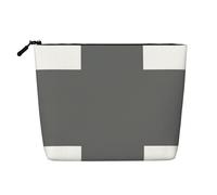 Petit sac à cosmétiques avec drapeau national du Royaume-Uni - Accessoires de voyage - Sac de rangement - Boîte à cosmétiques - Cadeau d'anniversaire ou de Noël, Noir/blanc, One Size