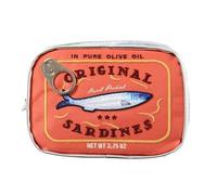 Petit sac à cosmétiques - Sardine en conserve organisateur d'articles de toilette de voyage petit sac de maquillage, trousse à cosmétiques de grande capacité, design amusant de sardine en conserve