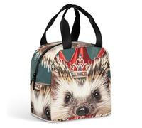 Petit sac à déjeuner en forme de couronne pour homme et femme, sac fourre-tout isotherme portable avec poignée, étanche, réutilisable, pour le travail, le pique-nique, les voyages