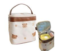 Petit sac à déjeuner | Petit sac isotherme de voyage pliable pour pique-nique, camping, repas, plage, collations, nourriture pour bébé