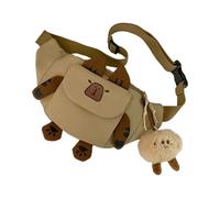 Petit sac à dos à bandoulière pour femmes et filles avec sangle réglable - Sac de poitrine pour téléphone - Sac de poitrine de dessin animé