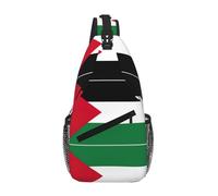 Petit sac à dos avec drapeau de la Palestine pour homme - Sac banane à bandoulière pour femme