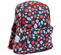 A Little Lovely Company Petit sac à dos Fraises Noir, Rouge, Bleu TU