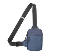 Petit sac à dos pour femme - Sac à dos de course à pied pour téléphone portable - Sac banane facile à transporter, Bleu foncé Plus large Ver, Taille unique