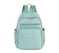 Petit sac à dos pour femmes filles nylon imperméable décontracté sac d'école anti-vol, vert clair, s, Rucksack