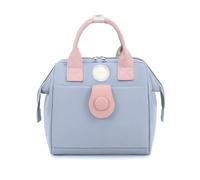 Petit Sac À Langer De Couleur Contrastée, Sac Maman Léger, Élégant Et Portable, Avec Plusieurs Compartiments For Ranger Les Articles De Bébé, Est Un Bon Choix(Light blue pink,One dot)