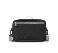 Petit sac à langer sac de poussette organisateur de couches Caddy for couches avec tapis à langer, sangles de poussette et épaule réglable organisateur de sacs de poussette for enfants(Black)