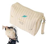 Petit sac à langer - Sac de rangement pour couches | Organiseur de poussette | Soin de jour humide | Biberon | Tout-petit | Pochette à couches de grande capacité | Pochette de rangement portable en