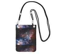 Petit sac à main à bandoulière pour téléphone portable, sac à bandoulière Diagonally Universe Milky Way Galaxy Mini sac à main portefeuille pour téléphone intelligent