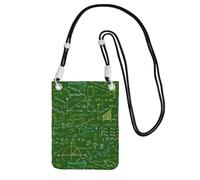 Petit sac à main à bandoulière pour téléphone portable, sac à main en diagonale, mathématiques, mini sac à main à bandoulière, portefeuille pour téléphone intelligent