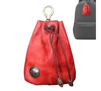 Petit Sac à Main Cuir de Vache pour clés de Voiture, Sac de Rangement avec
