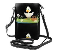 Petit sac à main pour téléphone portable 19,3 x 12,4 cm HYTTER Little Duck going on a spring outing Prints Tendance, pratique et multifonctionnel pour la marche, le camping, le shopping, les voyages