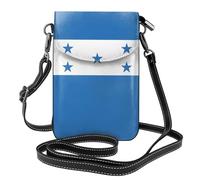 Petit sac à main pour téléphone portable 19,3 x 12,4 cm, image du drapeau YYHHAOFA du Honduras, tendance, pratique, multifonctionnel en cuir pour femme