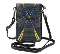 Petit sac à main pour téléphone portable 19,3 x 12,4 cm, image spatiale multidimensionnelle, tendance, pratique, multifonctionnel en cuir à rabat pour femme