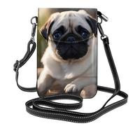 Petit sac à main pour téléphone portable 19,3 x 12,4 cm Imprimé chiots HYTTER Carlin Tendance, pratique et multifonctionnel pour la marche, le camping, le shopping, les voyages