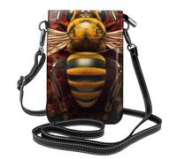 Petit sac à main pour téléphone portable 19,3 x 12,4 cm Motif abeille YYHWHJDE tendance, pratique et multifonctionnel pour la marche, le camping, le shopping, les voyages