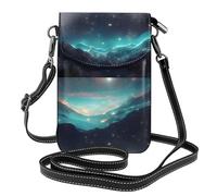Petit sac à main pour téléphone portable 19,3 x 12,4 cm Motif étoiles de science-fiction YYHWHJDE tendance, pratique et multifonctionnel pour la marche, le camping, le shopping, les voyages