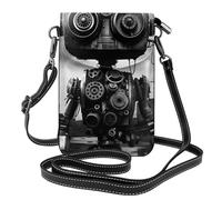 Petit sac à main pour téléphone portable 19,3 x 12,4 cm Motif robot en acier YYHWHJDE tendance, pratique, multifonction pour femme