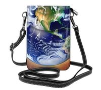 Petit sac à main pour téléphone portable 19,3 x 12,4 cm Motif Terre cosmique YYHWHJDE Tendance, pratique et multifonctionnel pour la marche, le camping, le shopping, les voyages