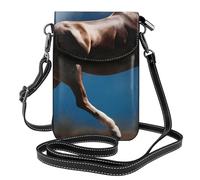 Petit sac à main pour téléphone portable 19,3 x 12,4 cm Motif YYHWHJDE cheval sous la lune Tendance, pratique et multifonctionnel pour la marche, le camping, le shopping, les voyages