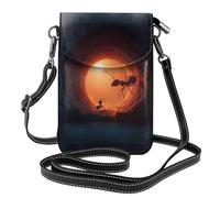 Petit sac à main pour téléphone portable 19,3 x 12,4 cm WHJSHOP Ants voyageant à travers des tunnels Impression tendance, pratique, multifonction en cuir à rabat pour femme