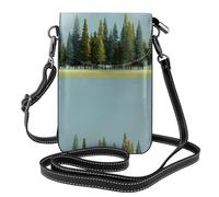 Petit sac à main pour téléphone portable 19,3 x 12,4 cm YYHHAOFA pins sur sol plat Image tendance, pratique, multifonction en cuir à rabat pour femme