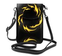 Petit sac à main pour téléphone portable 19,3 x 12,4 cm YYHWHJDE brûlant le vent boule de feu motif tendance, pratique et multifonctionnel pour la marche, le camping, le shopping, les voyages