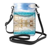 Petit sac à main pour téléphone portable, imprimé aigle patriotique, sac à bandoulière avec sangle réglable, parfait pour les voyages et un usage quotidien, Ocean Beach, Taille unique
