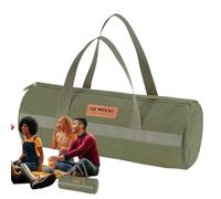 Petit sac à outils de tente - Rangement compact à double couche pour piquets et marteaux, design léger et multifonction avec intérieure intégrée, poignée en toile robuste + tissu robuste |