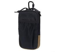 Petit sac à outils Molle multifonction avec fermeture éclair sécurisée et matériau en nylon résistant aux déchirures, adapté pour la randonnée, le camping et le cyclisme