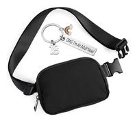 Petit sac banane pour homme et femme avec sangle réglable pour le sport, l'entraînement, les voyages, la course à pied, la randonnée, Sac banane pour femme, 19cm X 4.5cm X 12cm, Décontracté