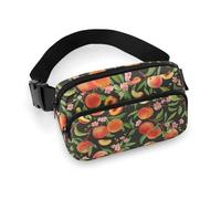 Petit sac banane pour homme et femme - Petit sac à bandoulière pour homme et femme - Sac banane pour entraînement, course à pied, voyage avec sangle réglable