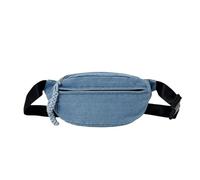 Petit sac banane tendance style Harajukus avec sangle réglable pour téléphone pour course à pied, petit sac à bandoulière de grande capacité pour homme et femme, bleu, Beauté de masse
