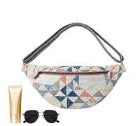 Petit Sac Bandoulière, Bretelle Adjustable Légère de Style Vintage, Sac à Main Boho de Rangement Tote, Pour Randonnée Vélo Pêche Sports Camping Pique-Nique Femmes Filles