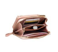 Petit Sac Bandoulière Femme | Portefeuille en Cuir PU | Petit Portefeuille avec Sangle Ajustable pour Sport Passport Voyage Ados Filles
