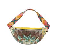 Petit Sac Bandoulière - Pochette De Rangement Matelassée Fait Main - Bandoulière En Tissu Bohème Sac À Main Vintage,Pour Voyage Extérieur Randonnée Cyclisme Pêche Sports Pique-Nique Pour Femmes Filles