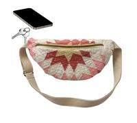 Petit Sac Bandoulière | Pochette Matelassée Boho Portable Faite à la Main - Sac De Voyage Bandoulière Porte-Monnaie,Pour Un Usage Quotidien Extérieur Escalade Cyclisme Pêche Sports Camping Voyage